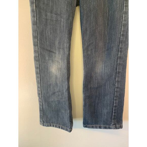 LEVI’S Boys 514 Straight Dark Wash Adjustable Waist Jeans / Size: 7 Reg - Picture 11 of 11